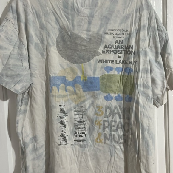 Tie Dye Vintage Wash Woodstock Tee - Picture 3 of 3